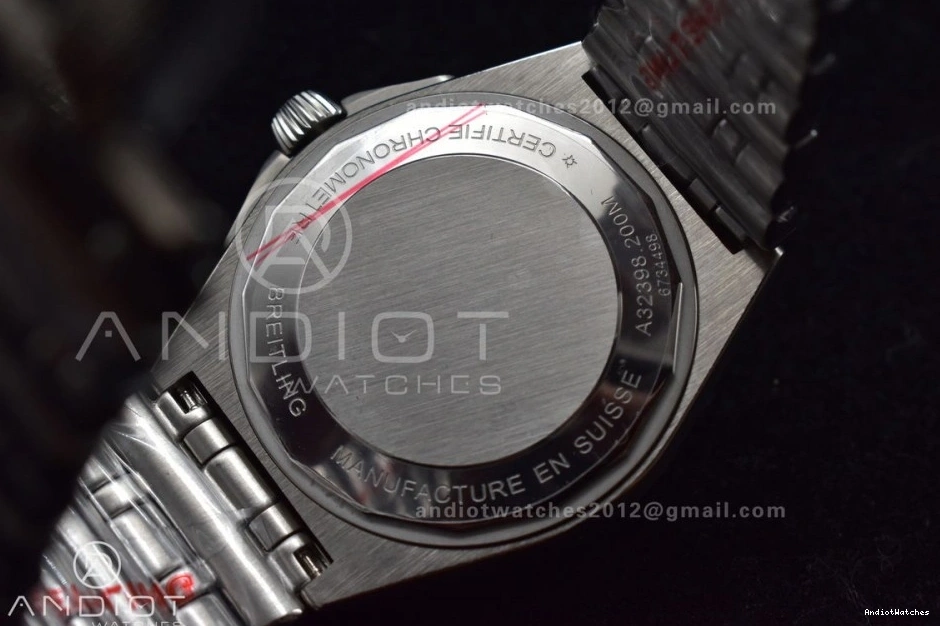 A SS 529 Chronomat Factory Dial Best Automatic SoftTouch GMT Bracelet 40mm 1:1 Edition BLS on Breitling Grey 0715